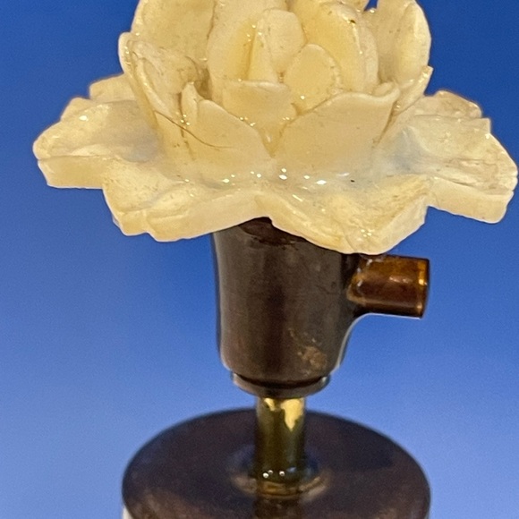 Vintage I. W. Rice & Co. Set 2 Perfume Bottle Hobnail Milk & Purple Glass Japan - Picture 6 of 15